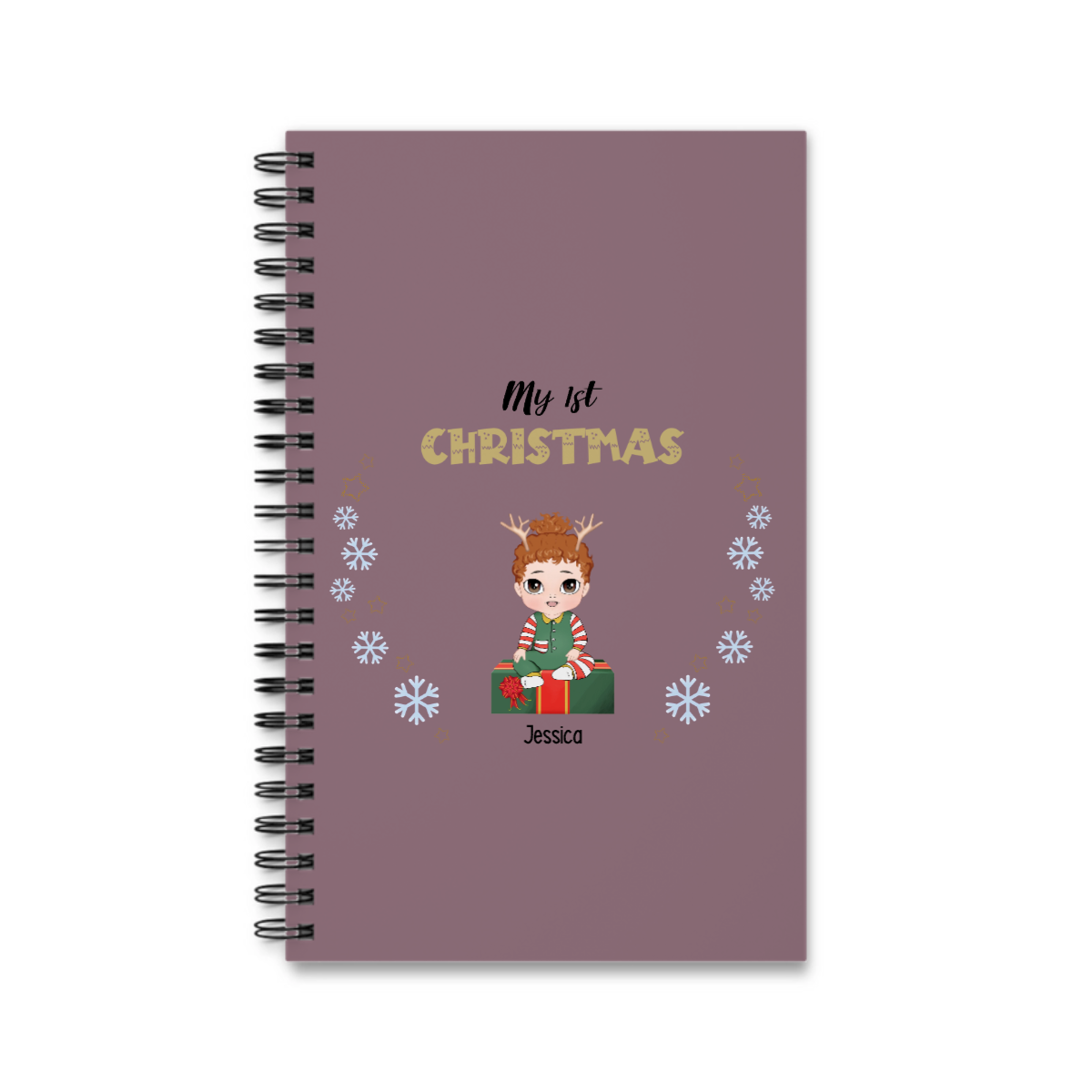Mein erstes Weihnachten Spiralnotizbuch