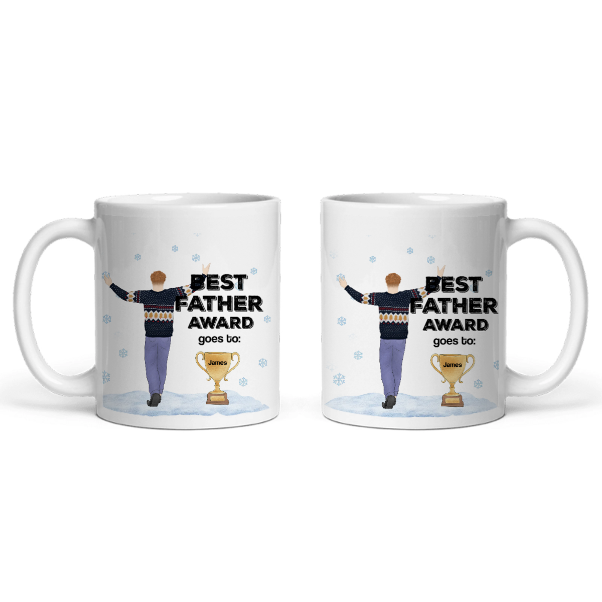 Bester Vater Auszeichnung Weihnacht Keramiktasse