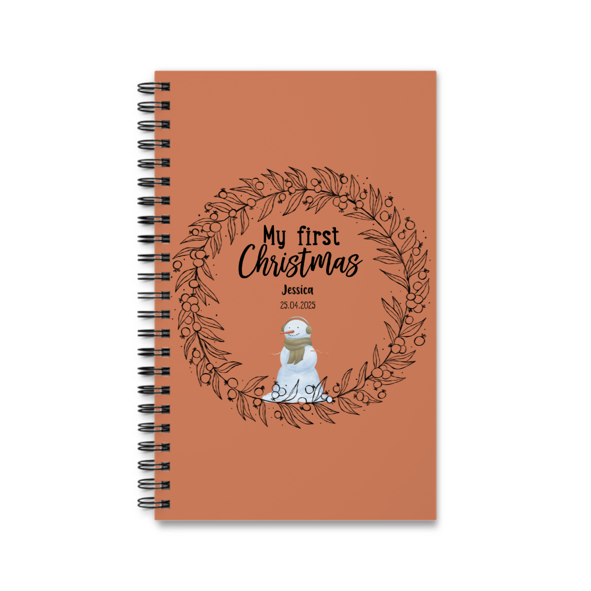 Mein erstes Weihnachten Spiralnotizbuch
