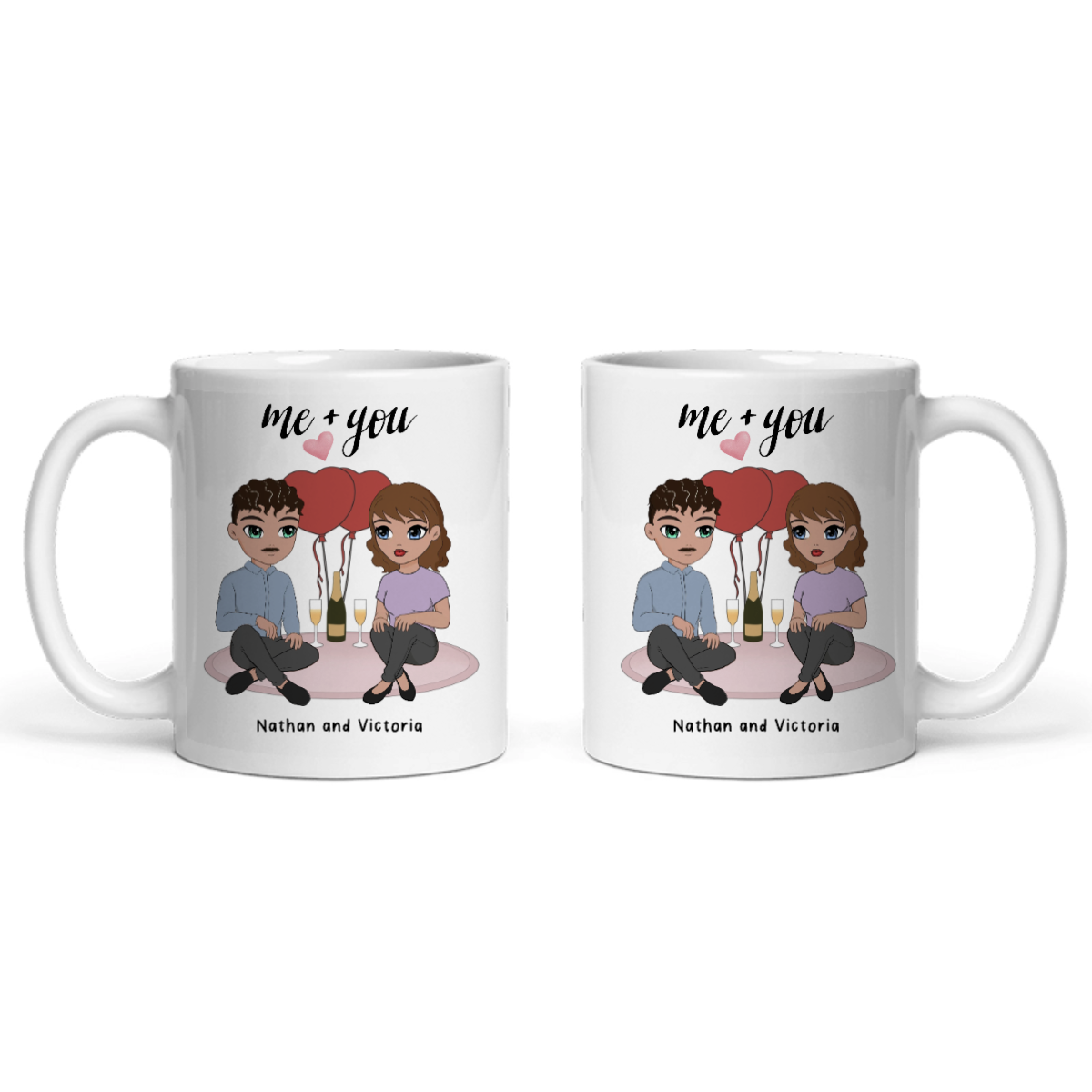 Ich + Du Keramiktasse