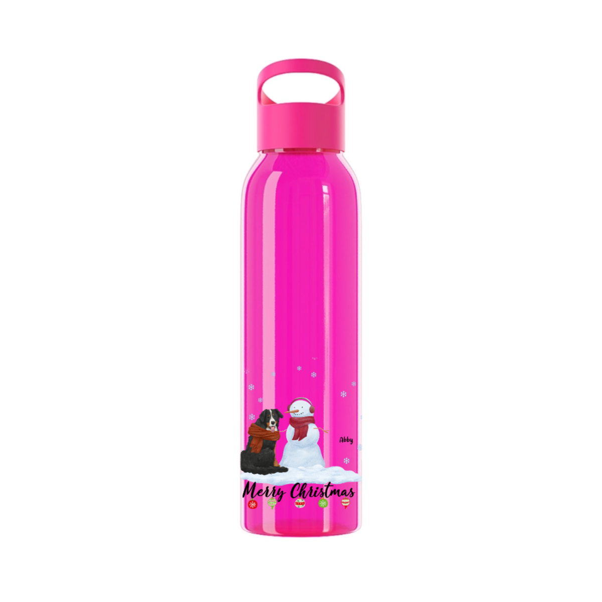 Frohe Haustier Weihnachten Wasserflasche 650 ml