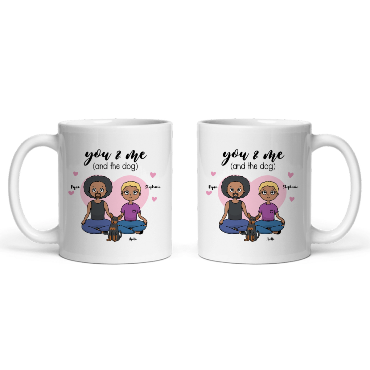 Du, ich und die Hunde Keramiktasse