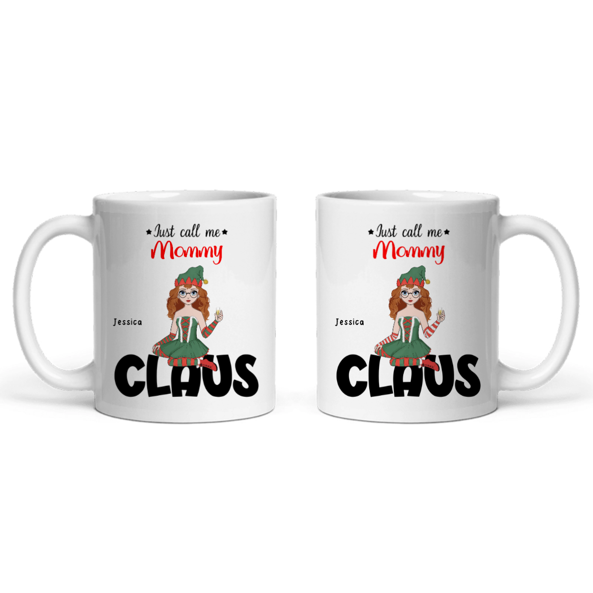 Nenn mich Oma Klaus Weihnacht Keramiktasse