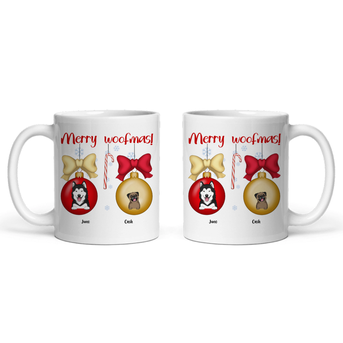 Frohe Woofnachten Weihnacht Keramiktasse