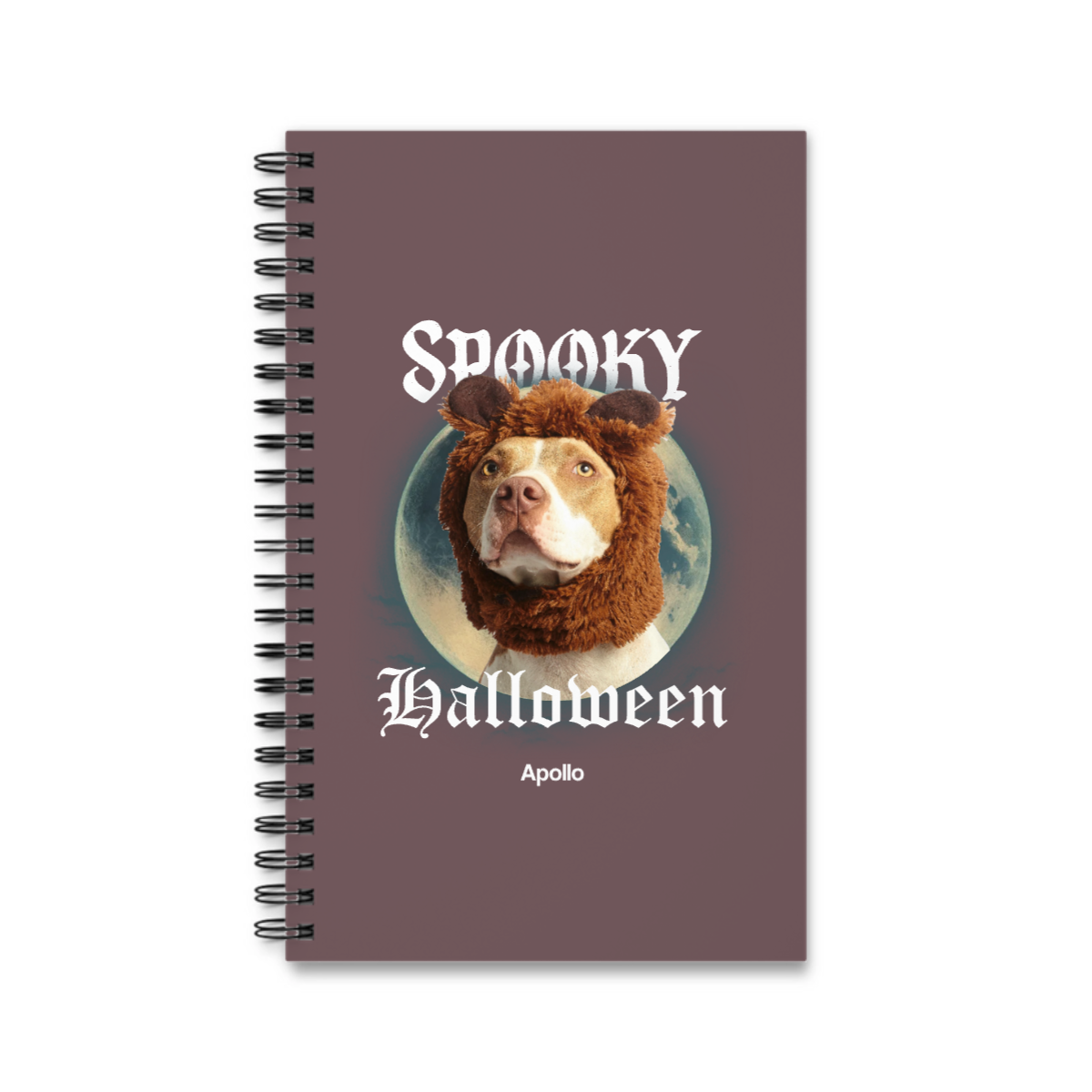 Gruselige Jahreszeit Halloween Spiralnotizbuch