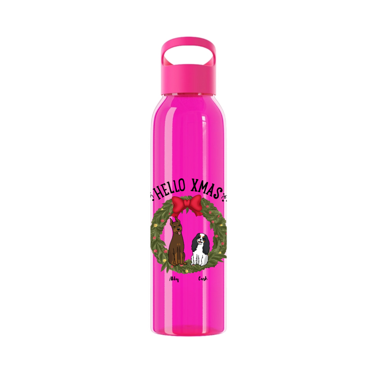 Hallo Xmas Weihnacht Wasserflasche 650 ml