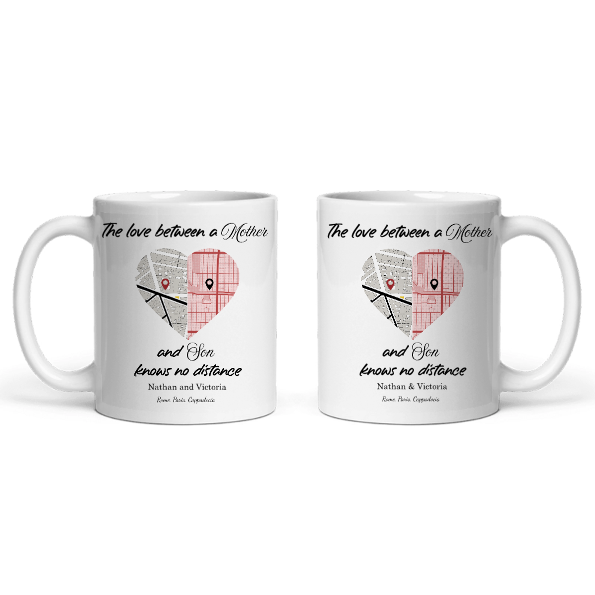 Die Liebe zwischen Keramiktasse