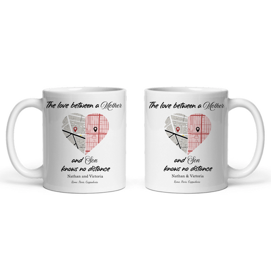 Die Liebe zwischen Keramiktasse