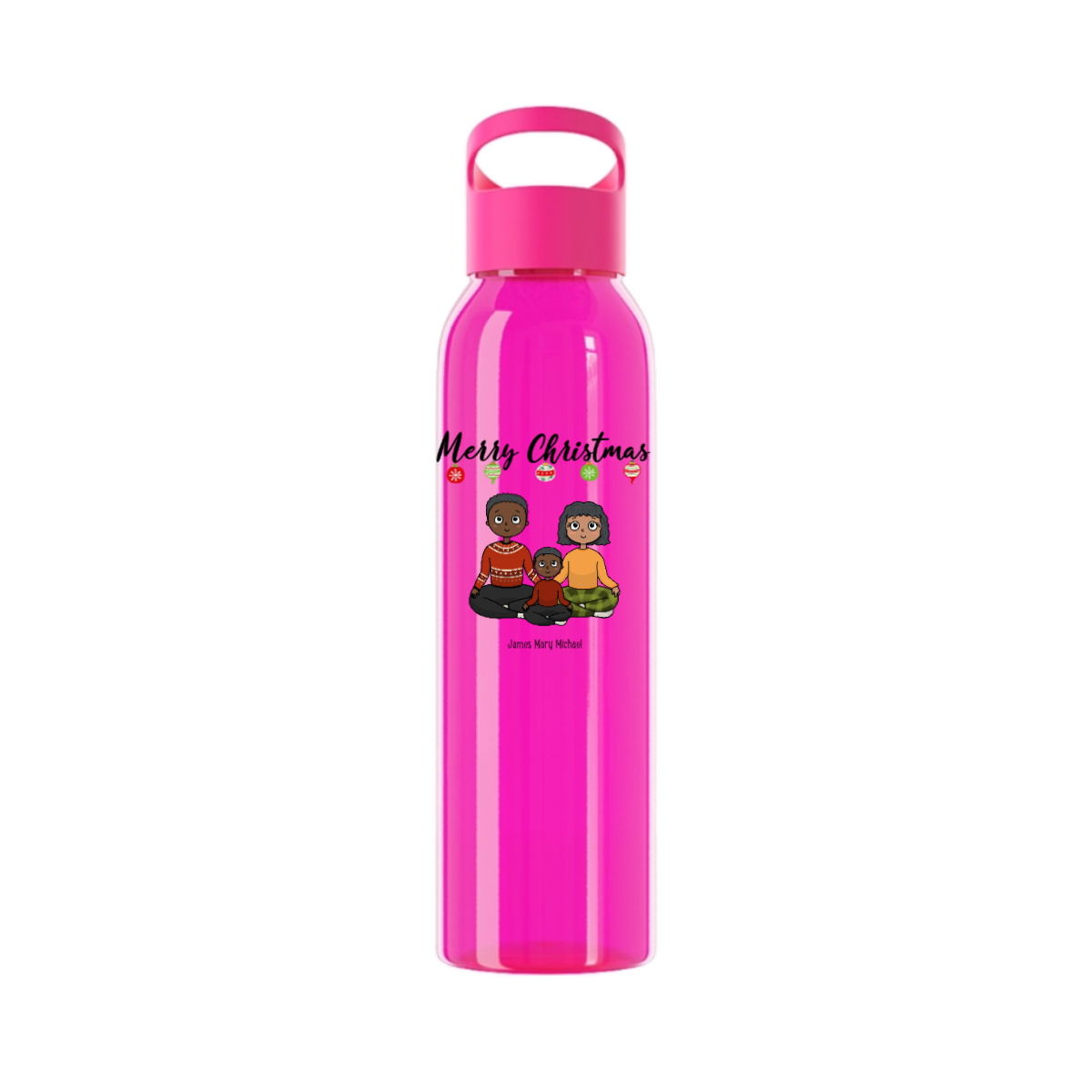 Frohe Weihnachten Wasserflasche 650ml