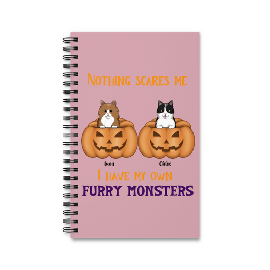 Nichts macht mir Angst Halloween Spiralnotizbuch