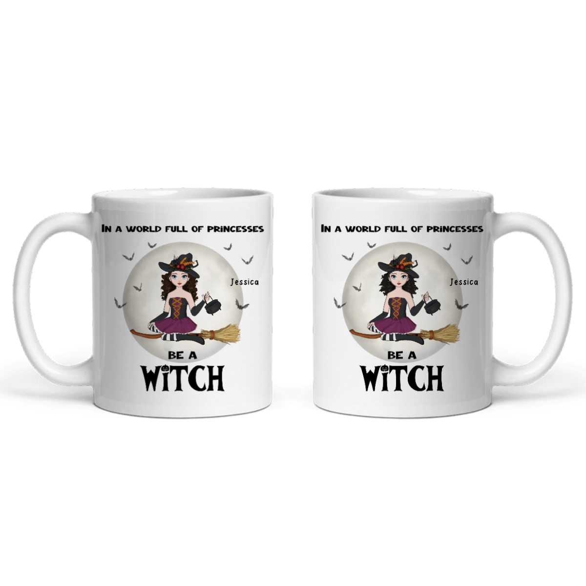 Sei eine Hexe Halloween Keramiktasse