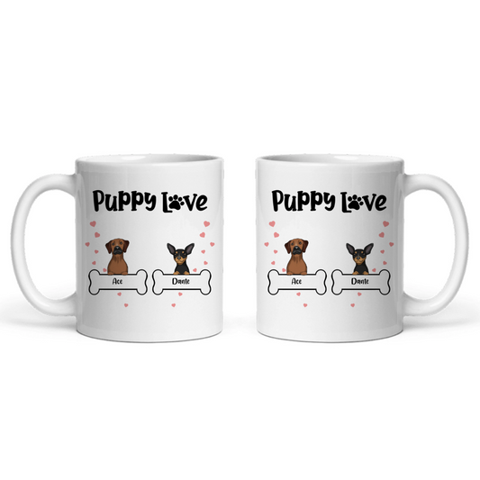 Welpenliebe Keramiktasse