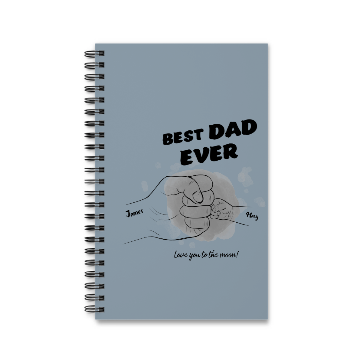 Bester Papa aller Zeiten Spiralnotizbuch