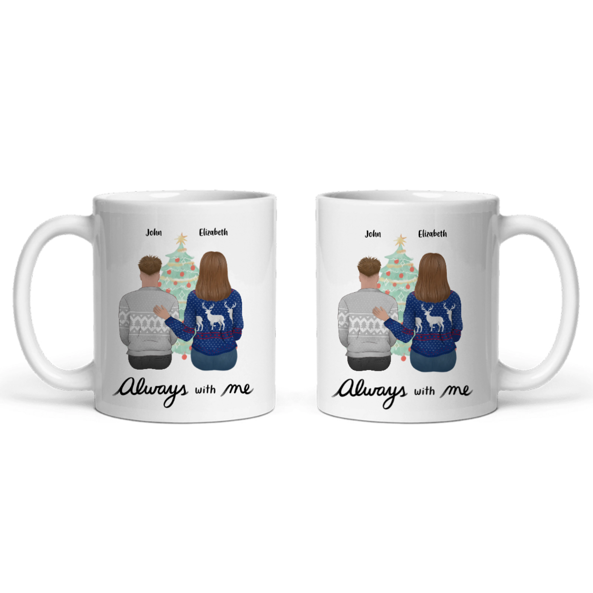 Immer bei mir Weihnacht Keramiktasse