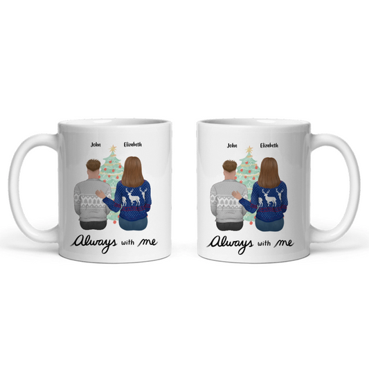 Immer bei mir Weihnacht Keramiktasse