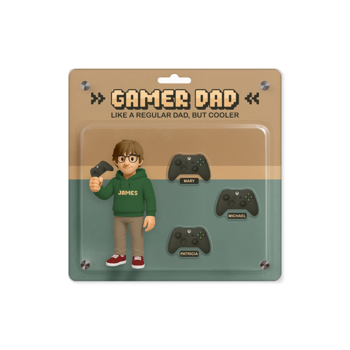 Gamer Dad Acrylic Wall Art Panel