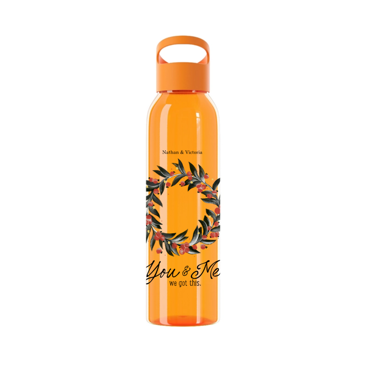 Frohe Weihnachten Wasserflasche 650ml