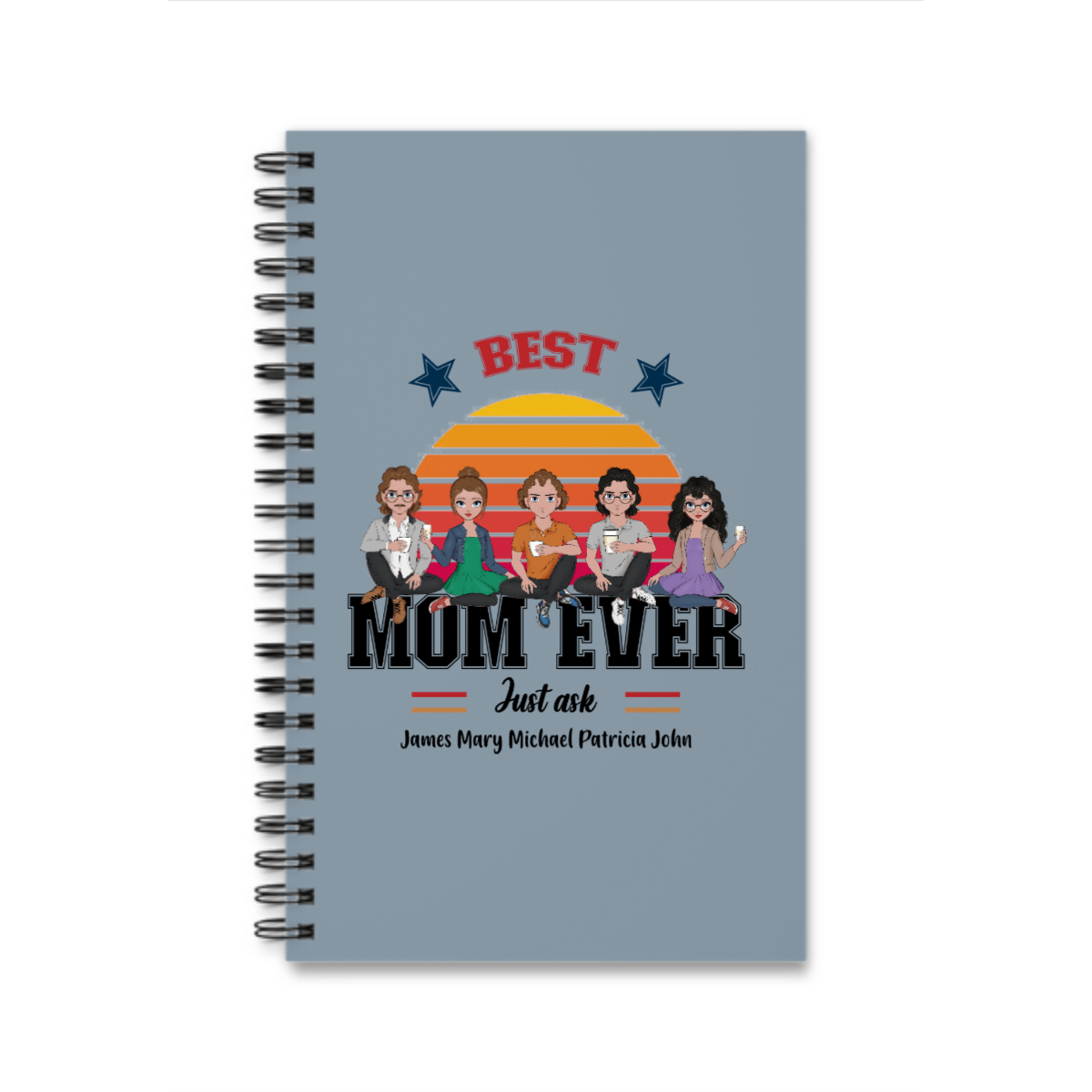 Beste Mama aller Zeiten Spiralnotizbuch