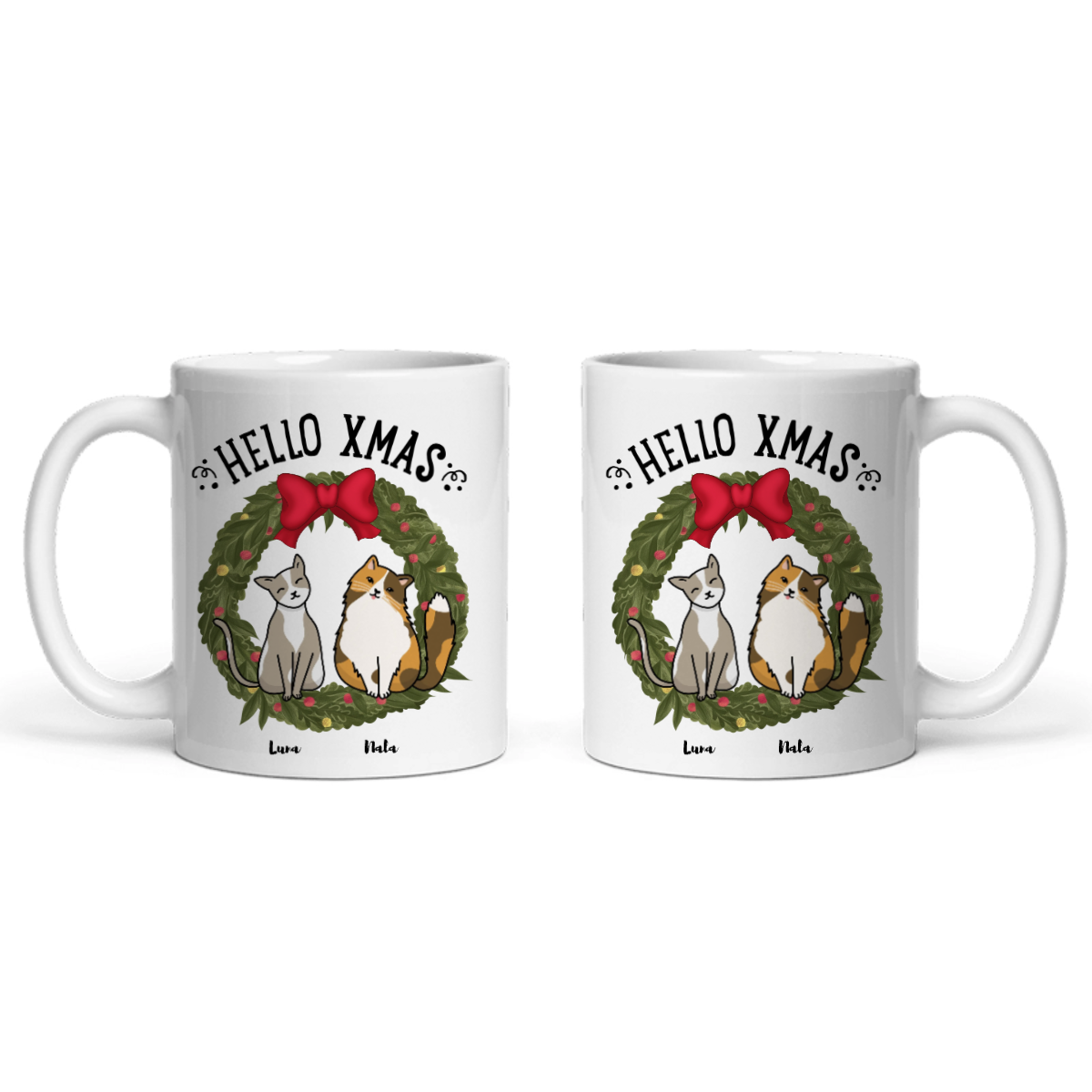 Hallo Xmas Weihnacht Keramiktasse