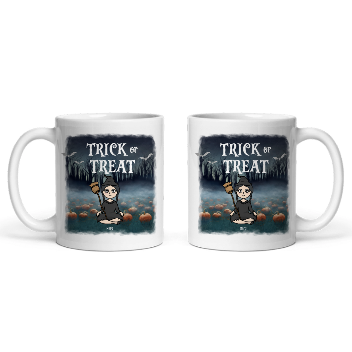 Süßes oder Saures Halloween Keramiktasse