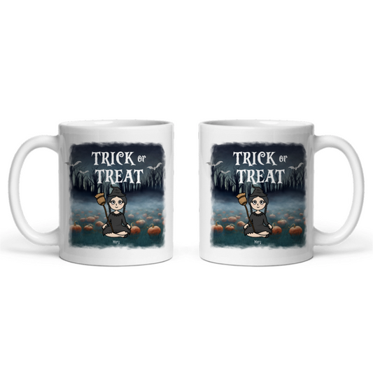 Süßes oder Saures Halloween Keramiktasse