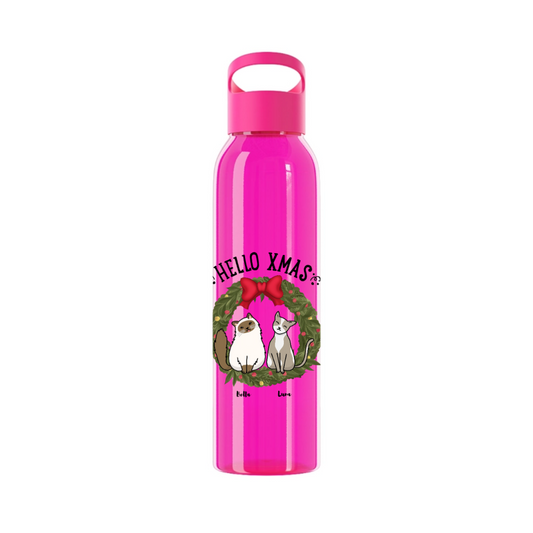 Hallo Xmas Weihnacht Wasserflasche 650 ml