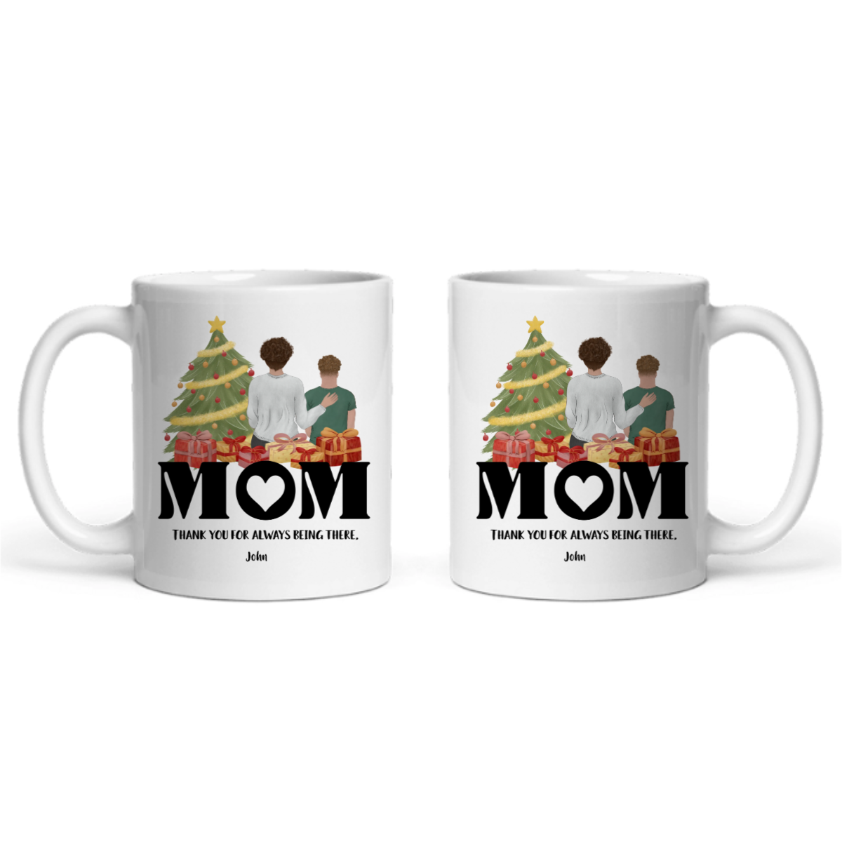 Mama, danke dass du immer da bist Weihnacht Keramiktasse