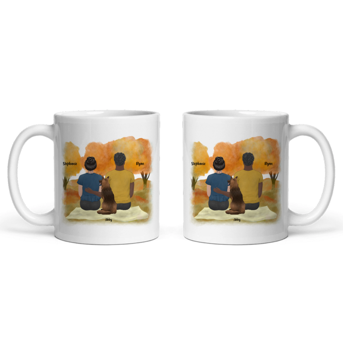 Du, ich und die Hunde Keramiktasse