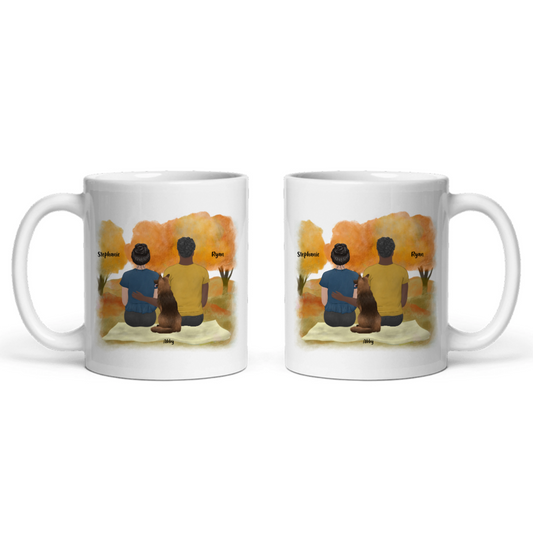 Du, ich und die Hunde Keramiktasse