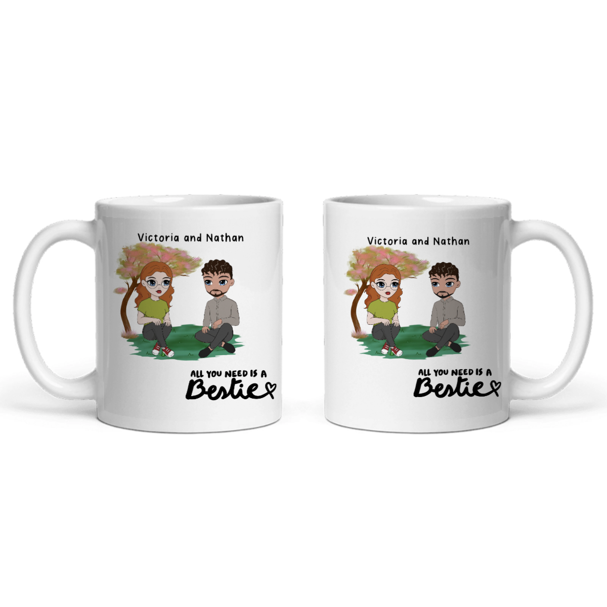 Alles, was man braucht, ist ein/e beste/r Freund/in Keramiktasse