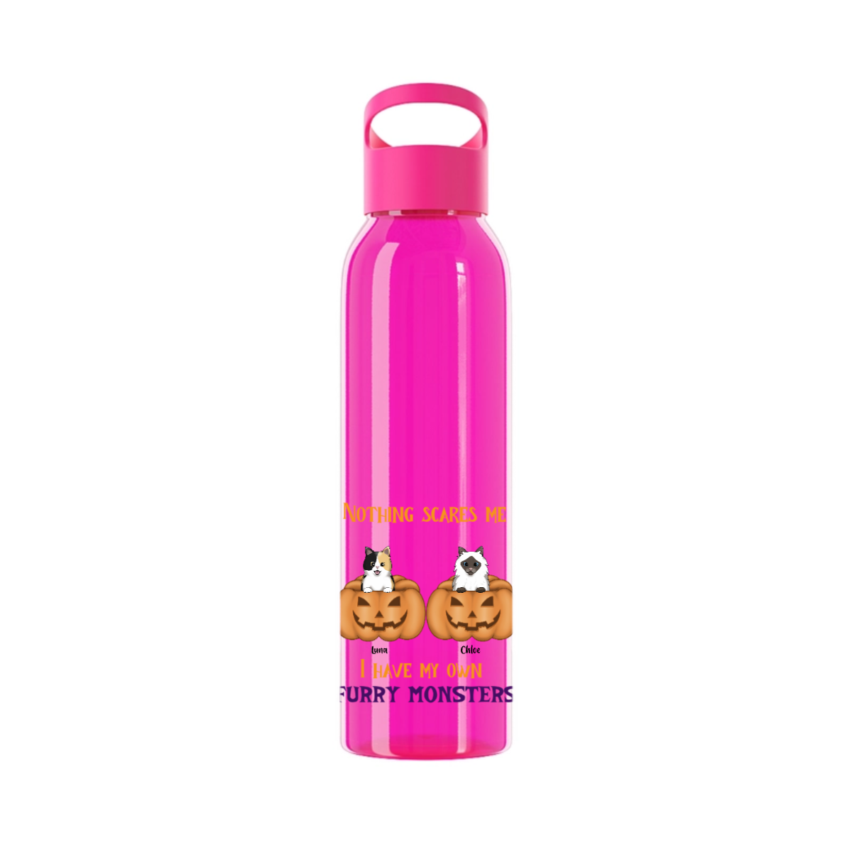 Nichts macht mir Angst Halloween Wasserflasche 650 ml