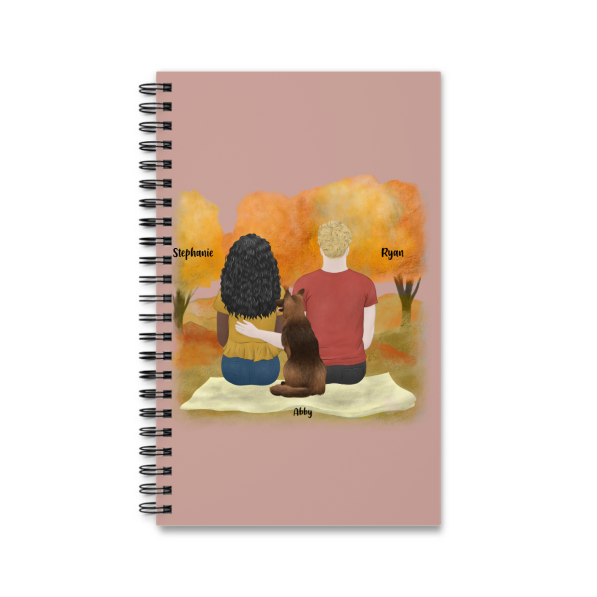 Du, ich und die Hunde Spiralnotizbuch