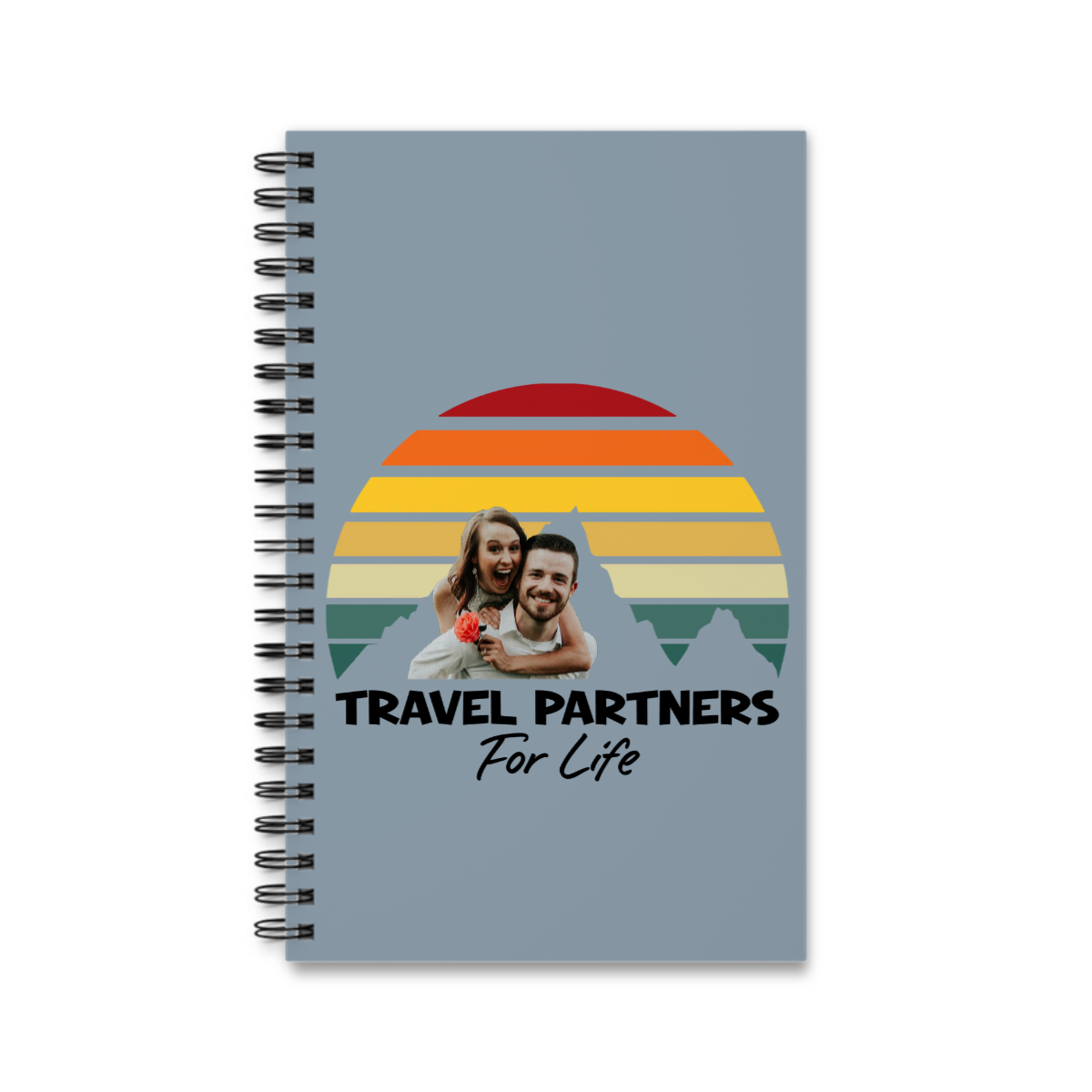 Reisepartner fürs Leben Spiralnotizbuch