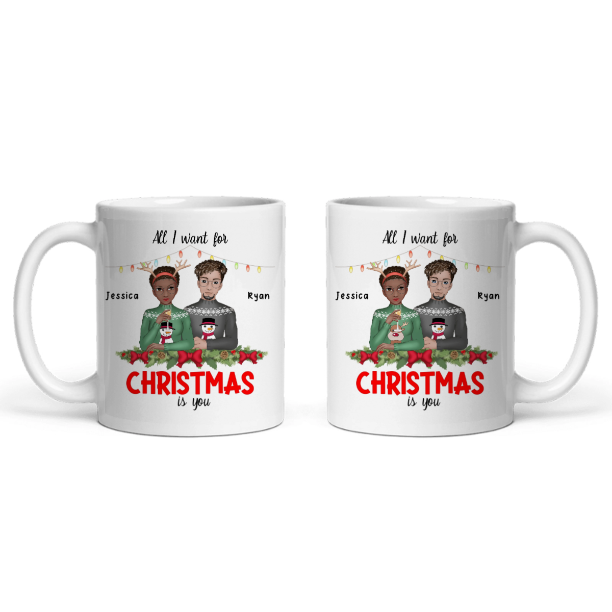 Alles was ich mir zu Weihnachten wünsche bist du Keramiktasse
