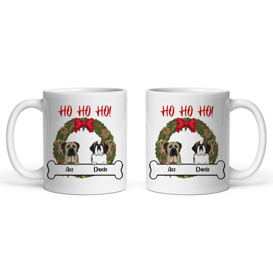 Hunde Weihnacht Keramiktasse