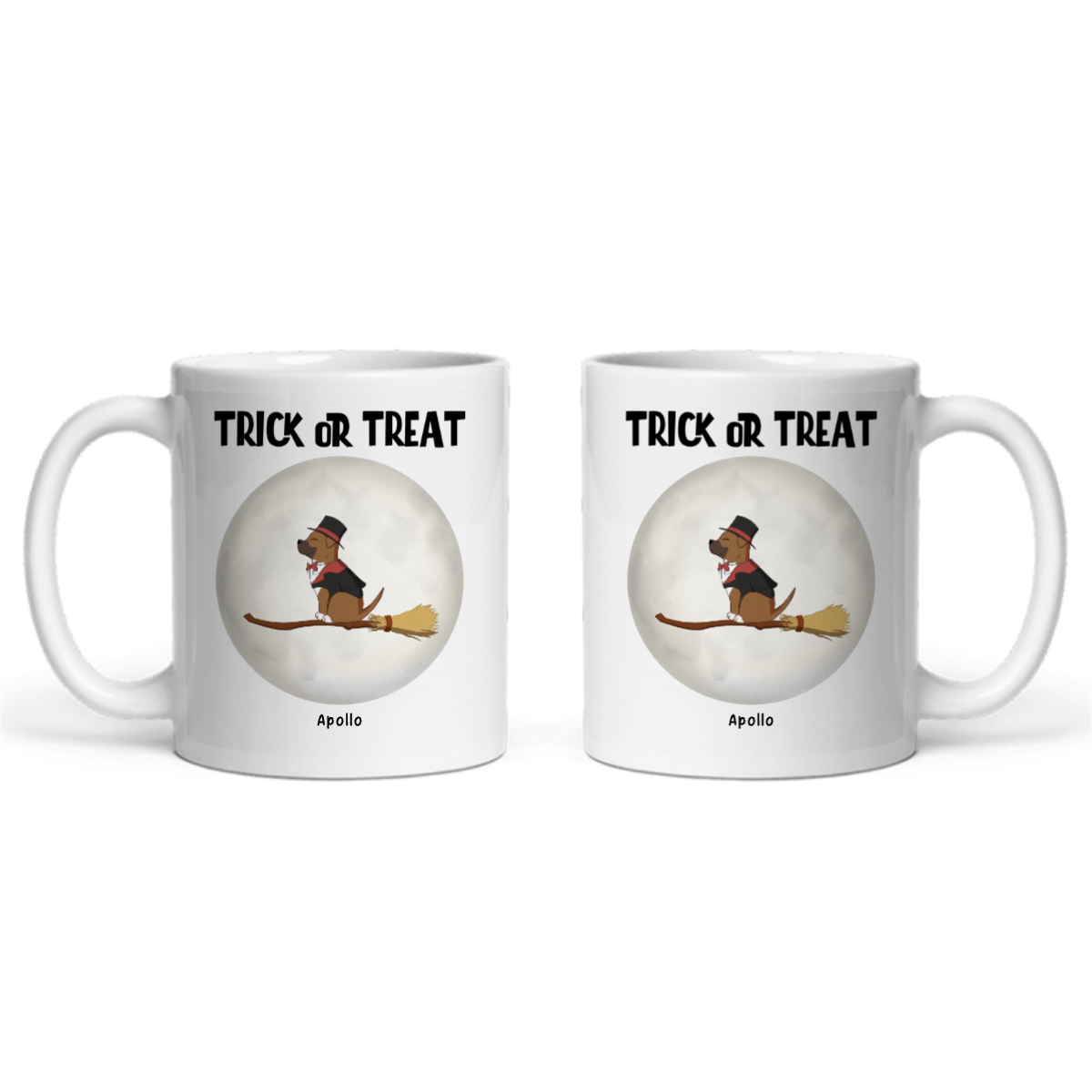 Süßes oder Saures Hunde Halloween Keramiktasse