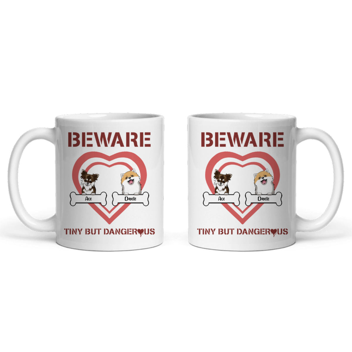 Vorsicht, klein aber gefährlich Keramiktasse