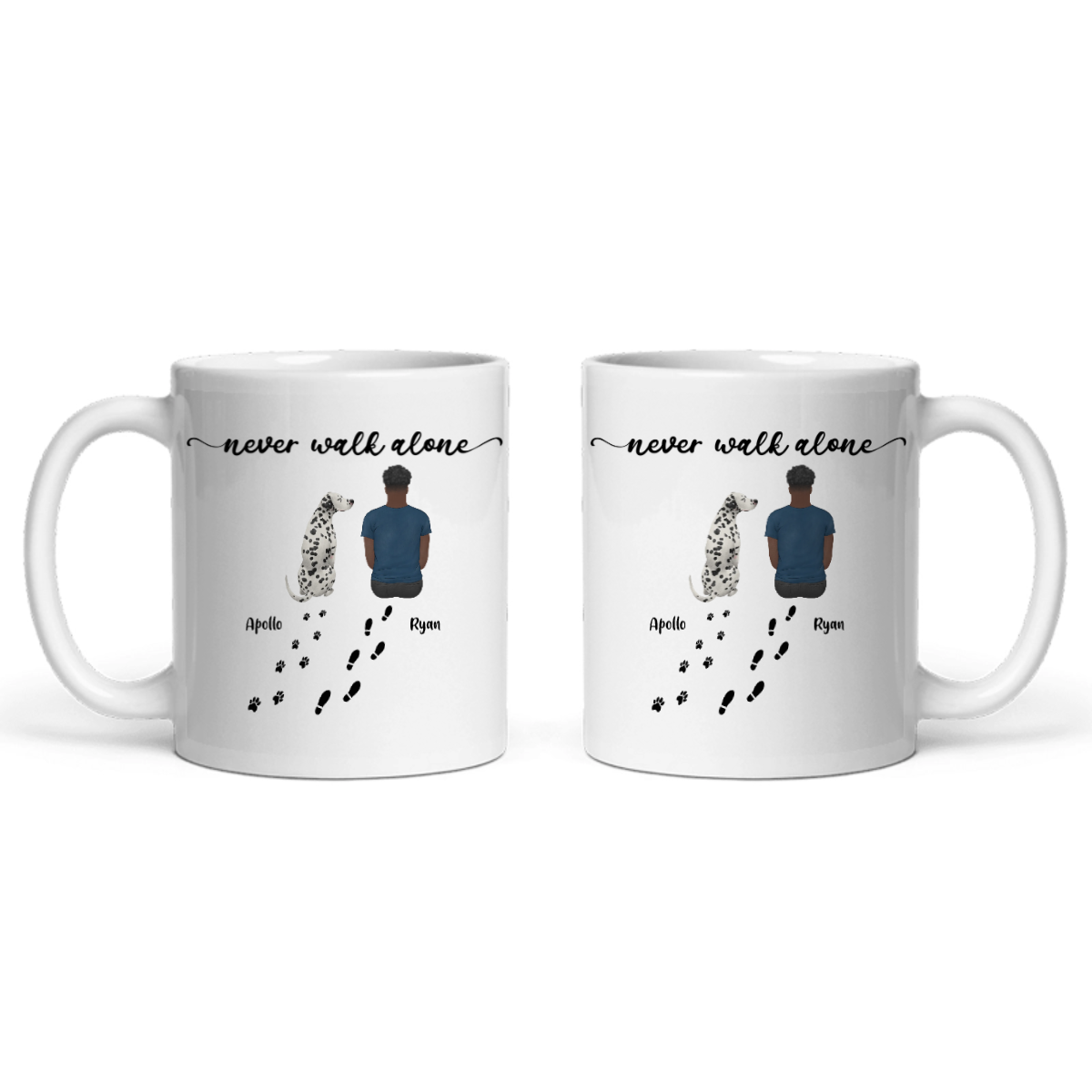 Gehe niemals allein Keramiktasse