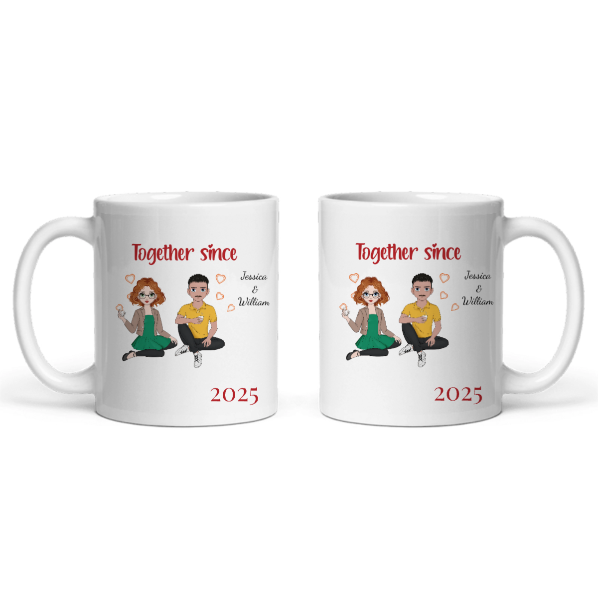 Zusammen seit Keramiktasse