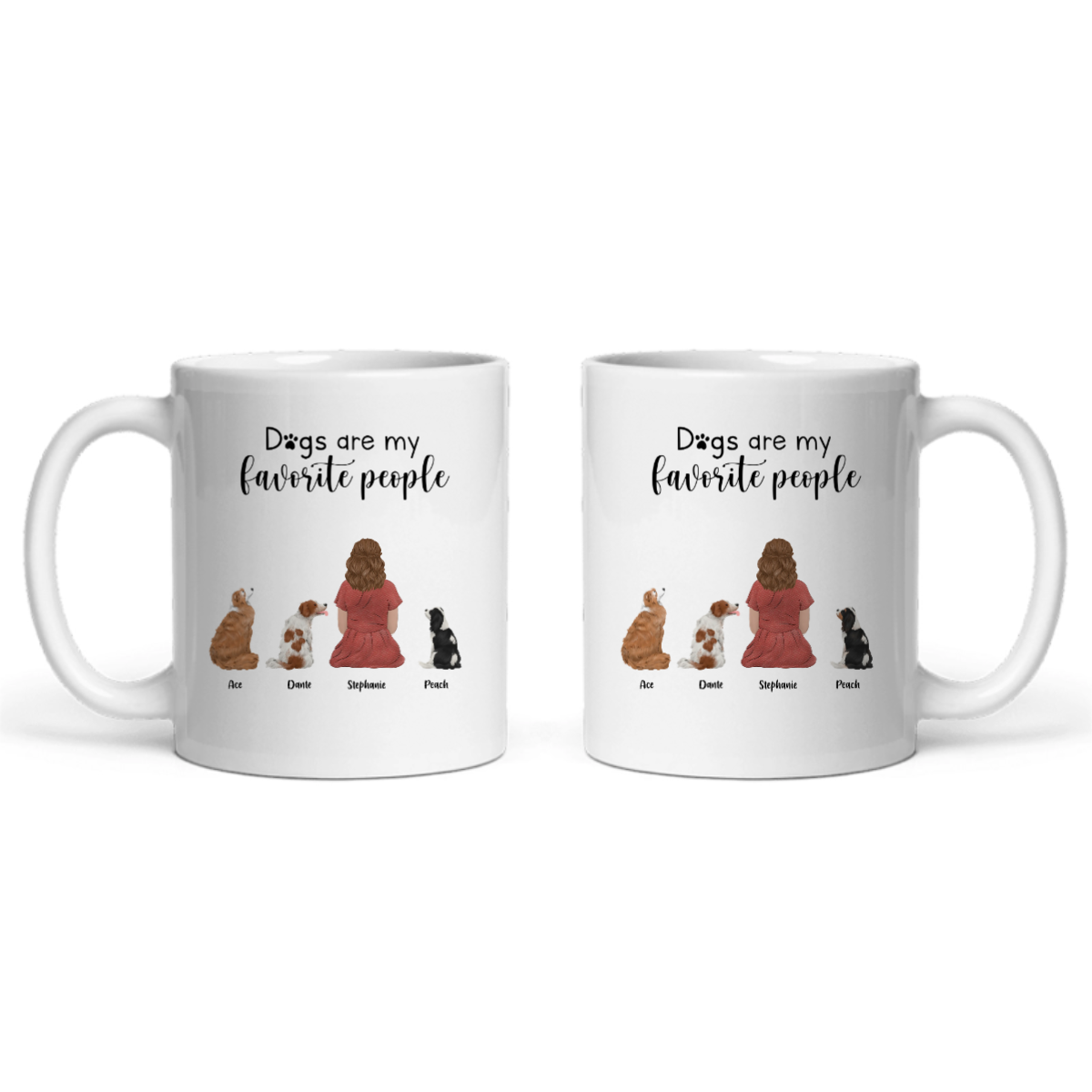 Hunde sind meine Lieblingsmenschen Keramiktasse