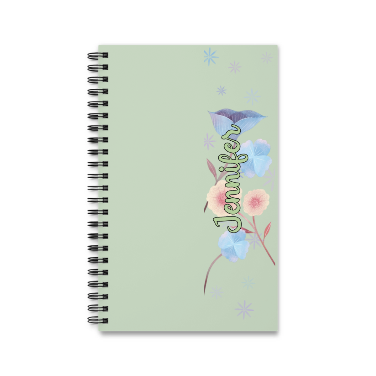 Personalisierter Name Spiralnotizbuch
