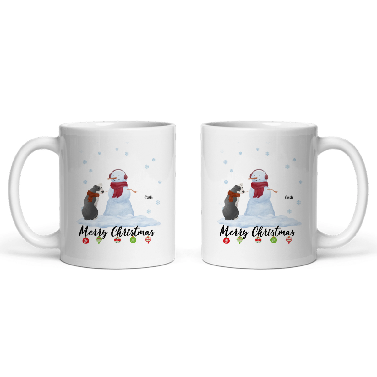Frohe Haustier Weihnachten Keramiktasse
