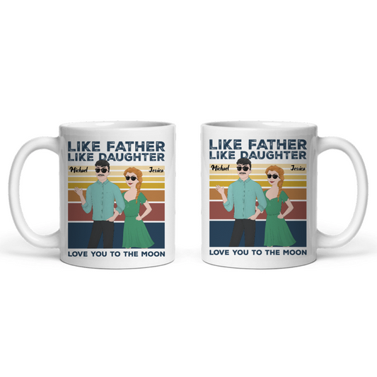 Wie der Vater, so die Tochter Keramiktasse