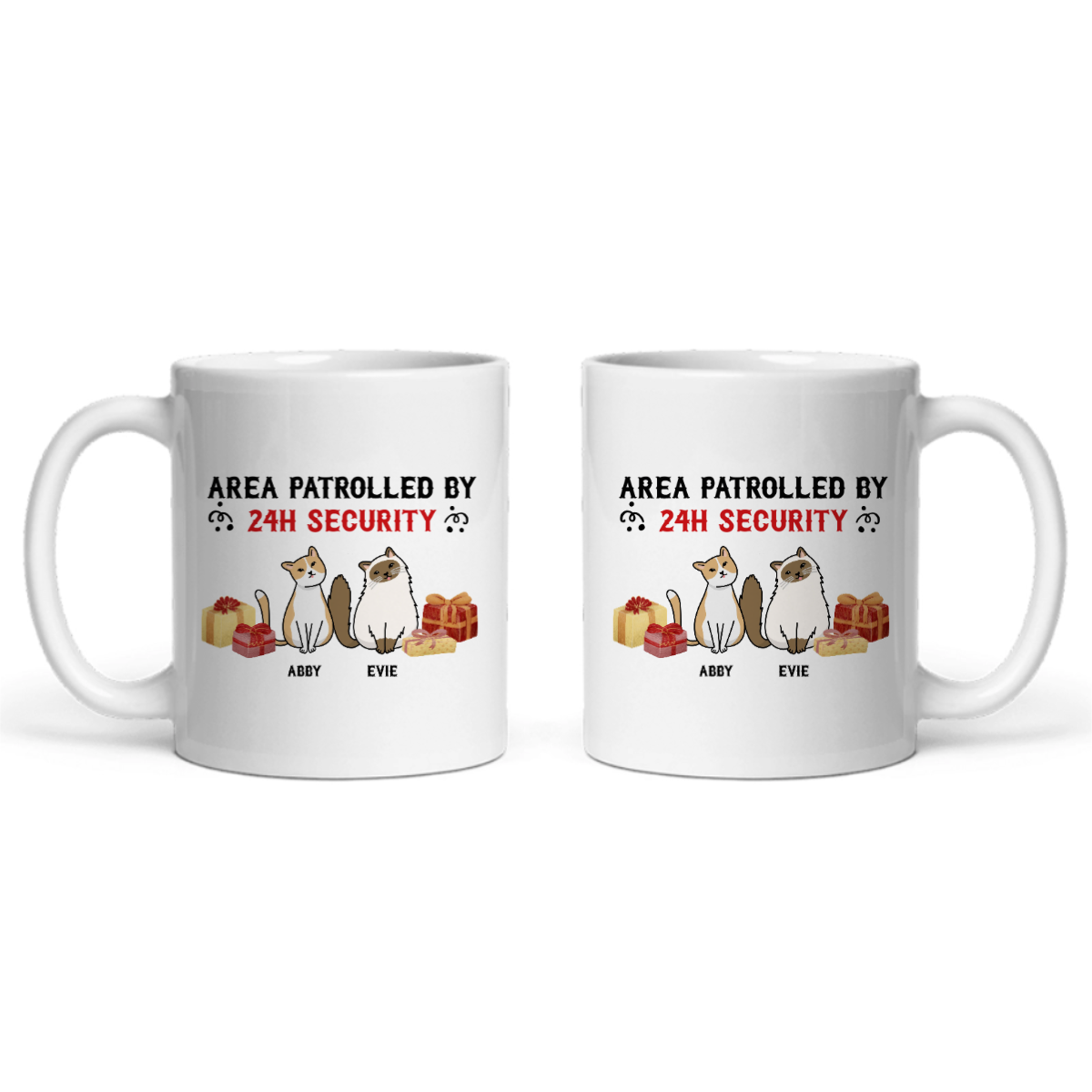 Gebiet überwacht Weihnacht Keramiktasse