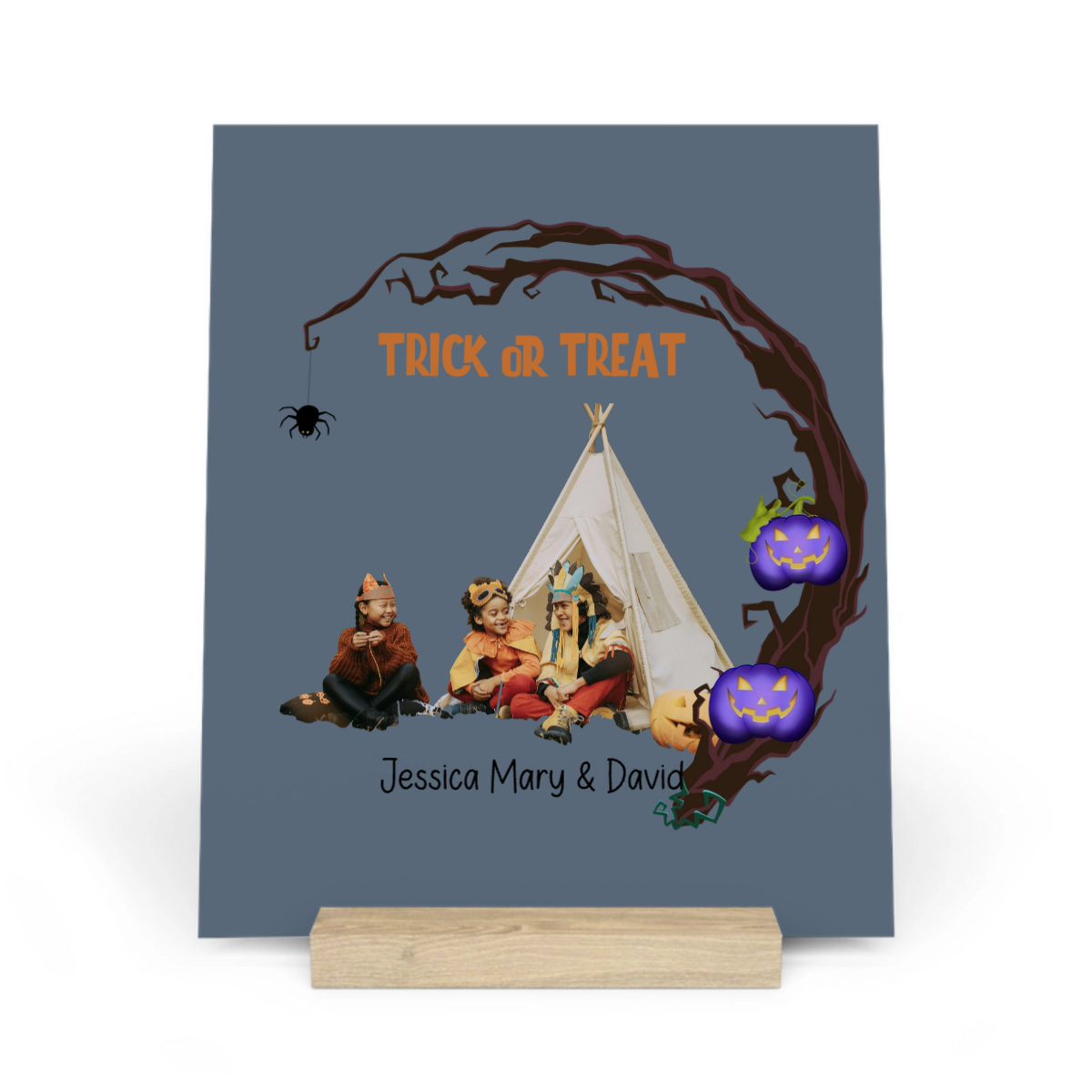 Fröhliches Halloween Galerietafel mit Ständer