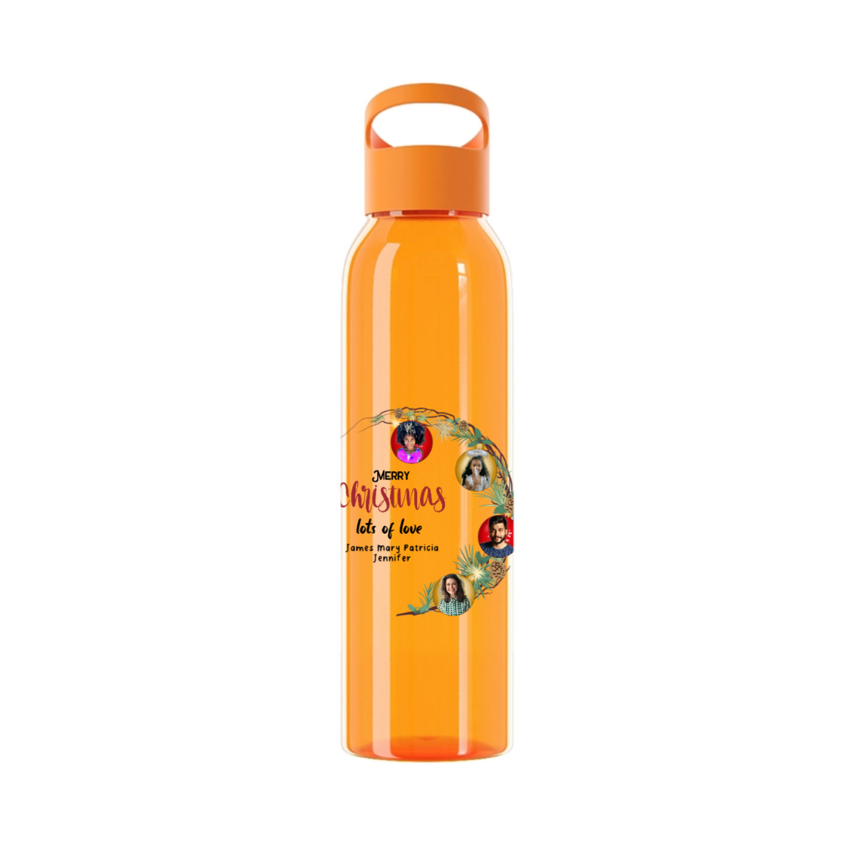 Frohe Weihnachten Wasserflasche 650ml