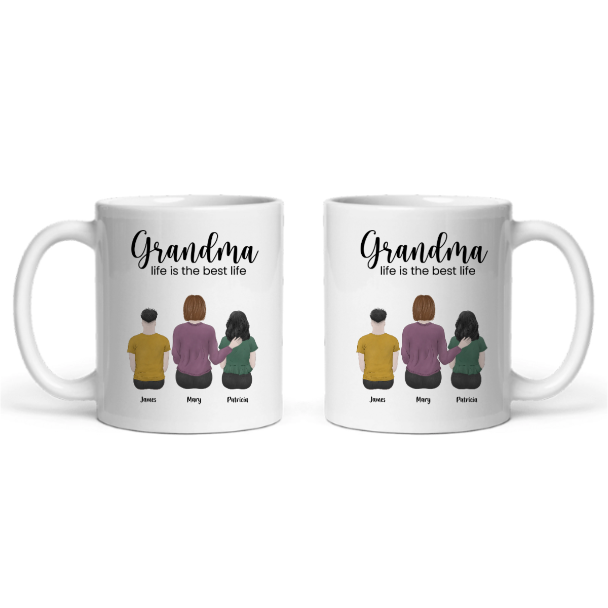 Oma Leben ist das beste Leben Keramiktasse