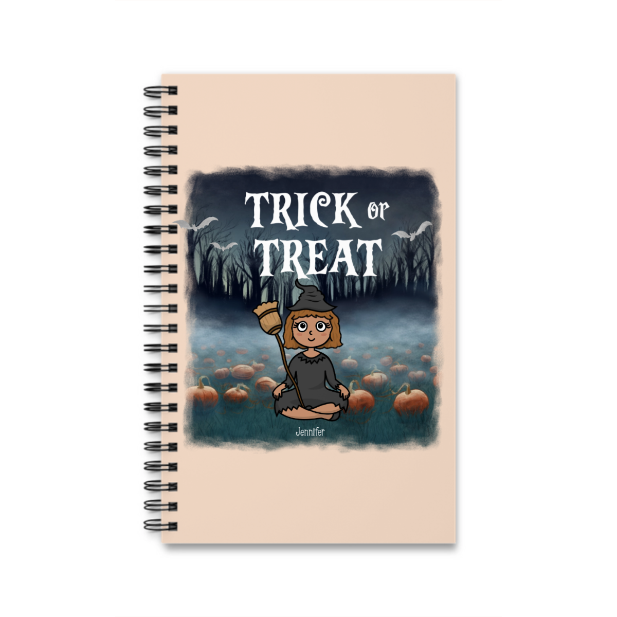 Süßes oder Saures Halloween Spiralnotizbuch