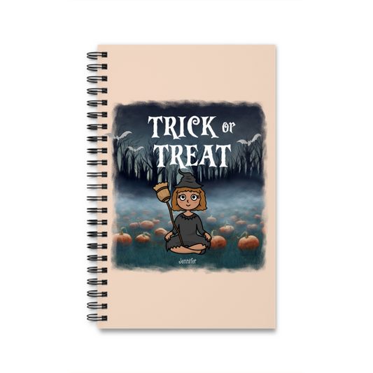 Süßes oder Saures Halloween Spiralnotizbuch