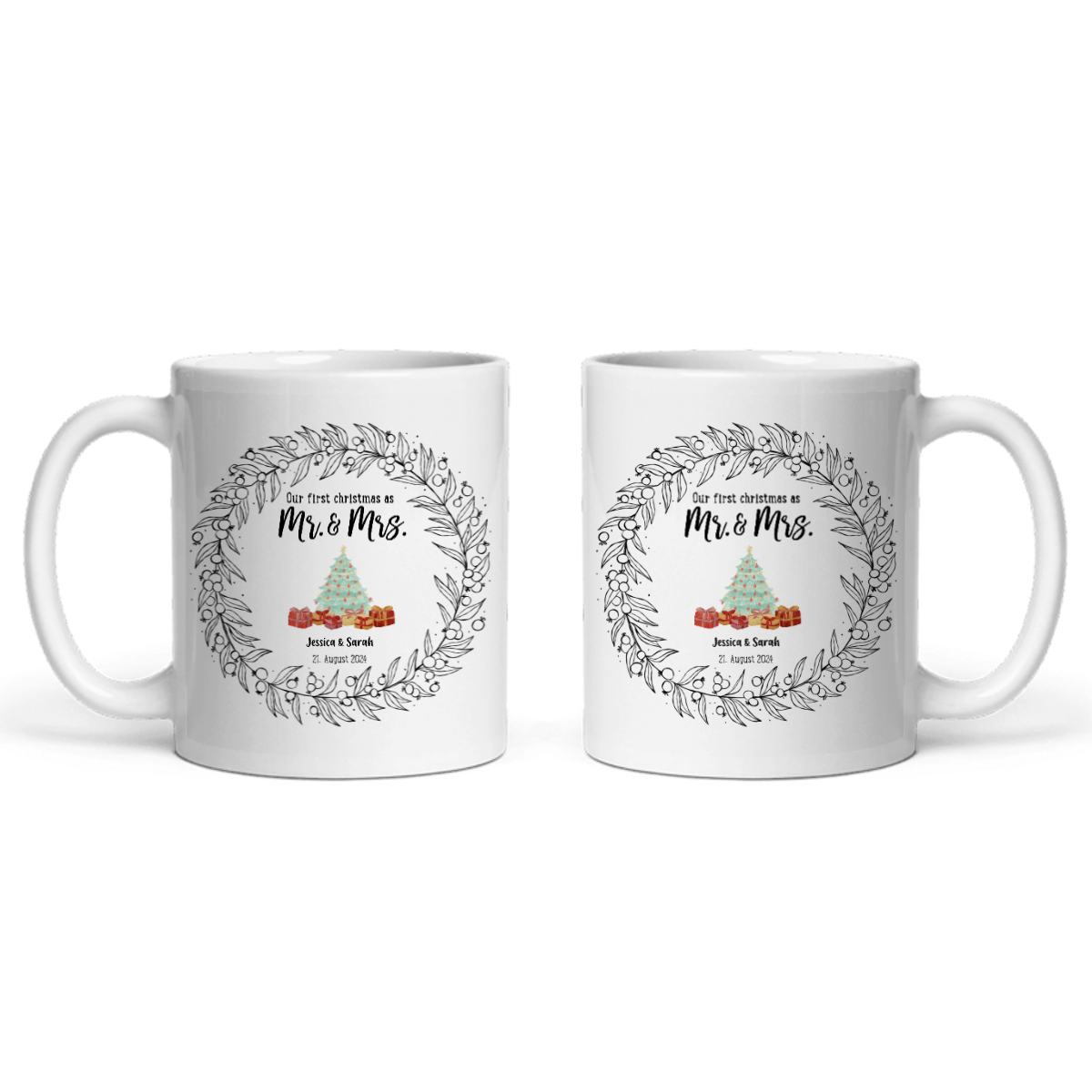 Unser erstes Weihnachten als Partner Keramiktasse
